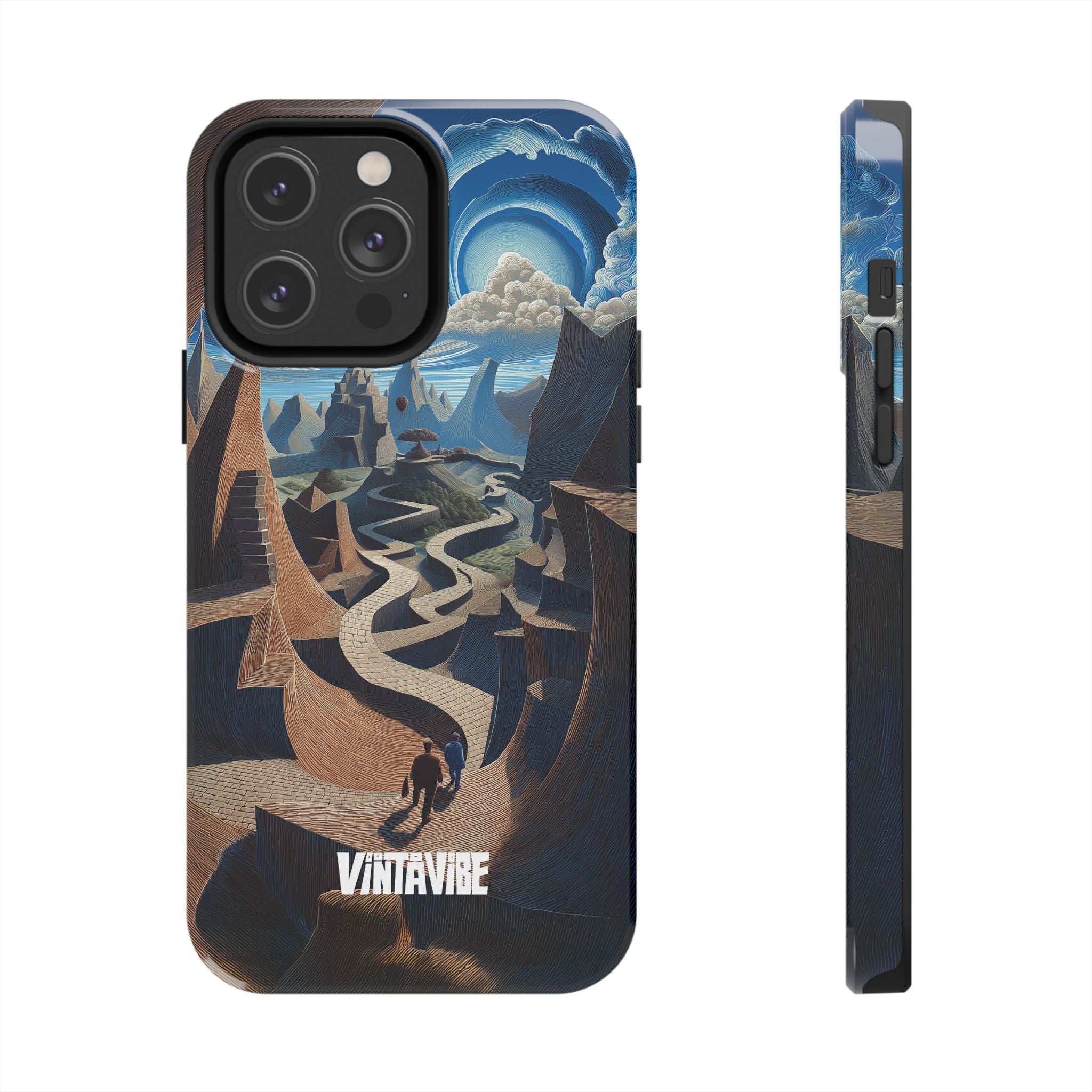 Winding Realities iPhone® Case with fantasy-inspired winding path artwork and slim, durable construction.