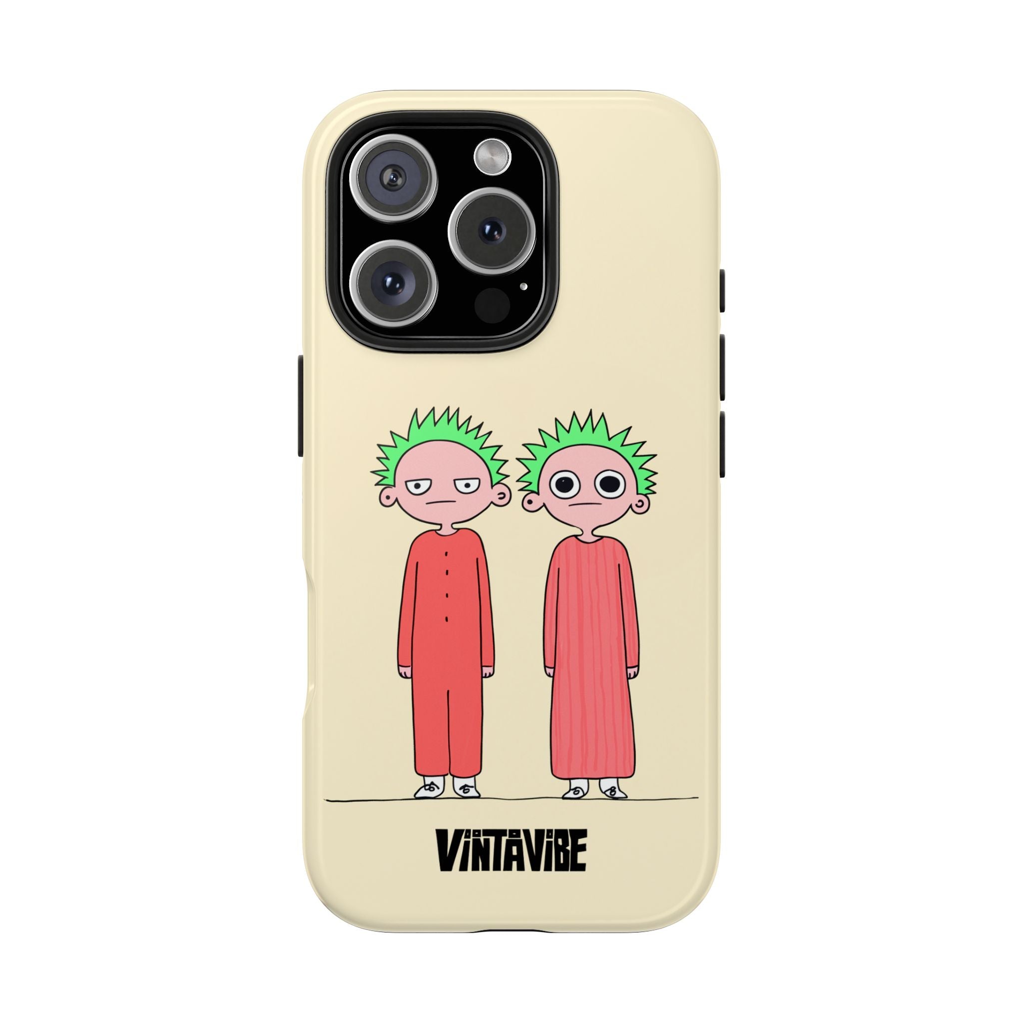 Twins Are Watching Weird Vibe iPhone® Case - VintaVibe.com