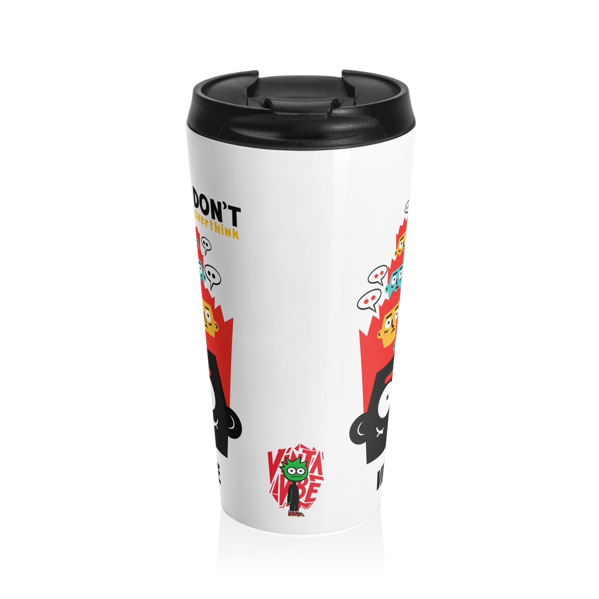 Don’t Overthink Designer Travel Tumbler - VintaVibe.com