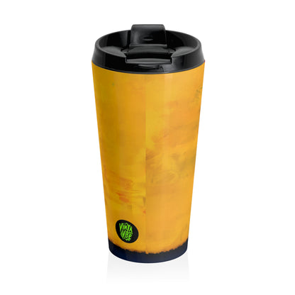 Vibrant Art Travel Mug, - VintaVibe.com