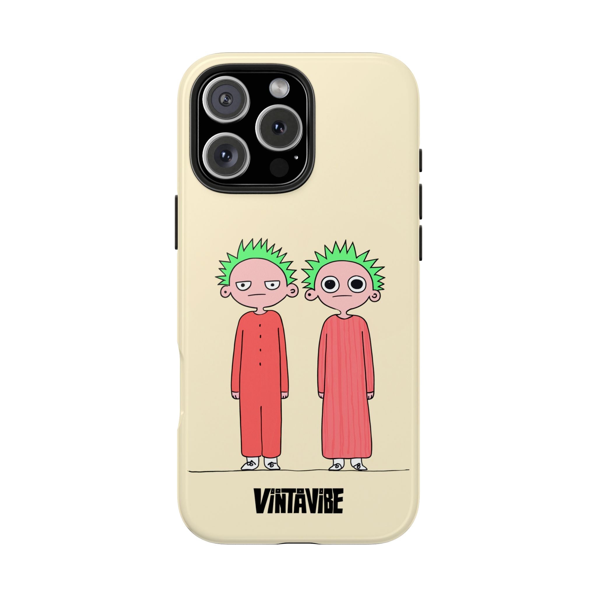 Twins Are Watching Weird Vibe iPhone® Case - VintaVibe.com