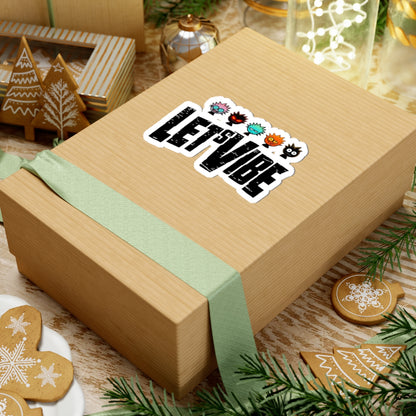 Vibrant Let's Vibe Stickers - VintaVibe.com