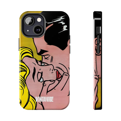 Designer iPhone® case Tear Pop Hyper Vibe with bold comic-style artwork and protective side profile for everyday use.