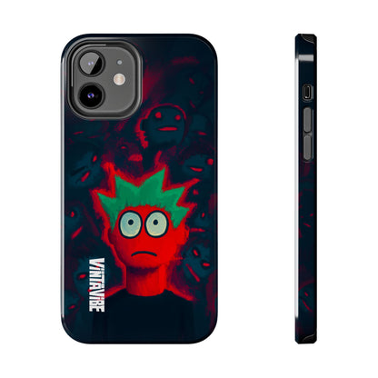 Red Static Weird Vibe iPhone® Case - VintaVibe.com