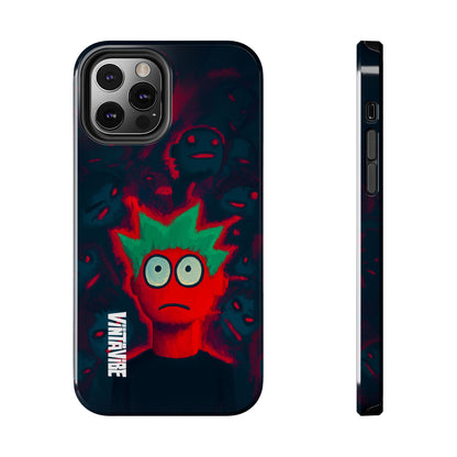 Red Static Weird Vibe iPhone® Case - VintaVibe.com