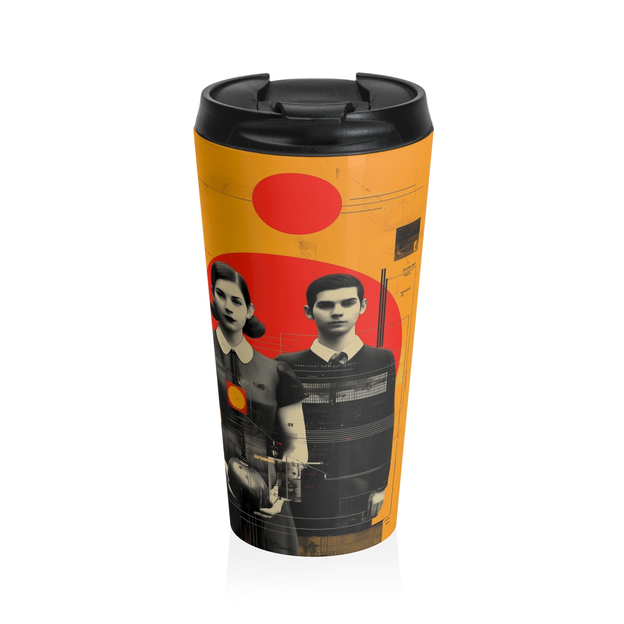 Barcode Still Vibe Designer Travel Tumbler - VintaVibe.com