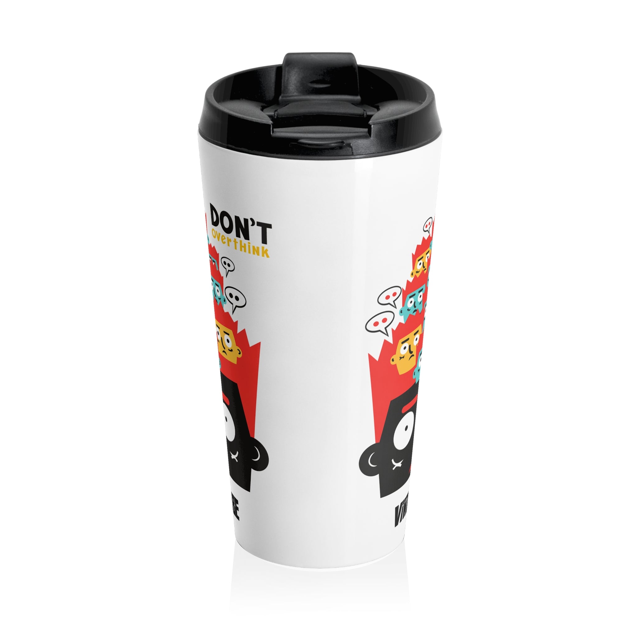Don’t Overthink Designer Travel Tumbler - VintaVibe.com
