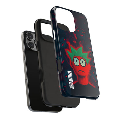 Red Static Weird Vibe iPhone® Case - VintaVibe.com
