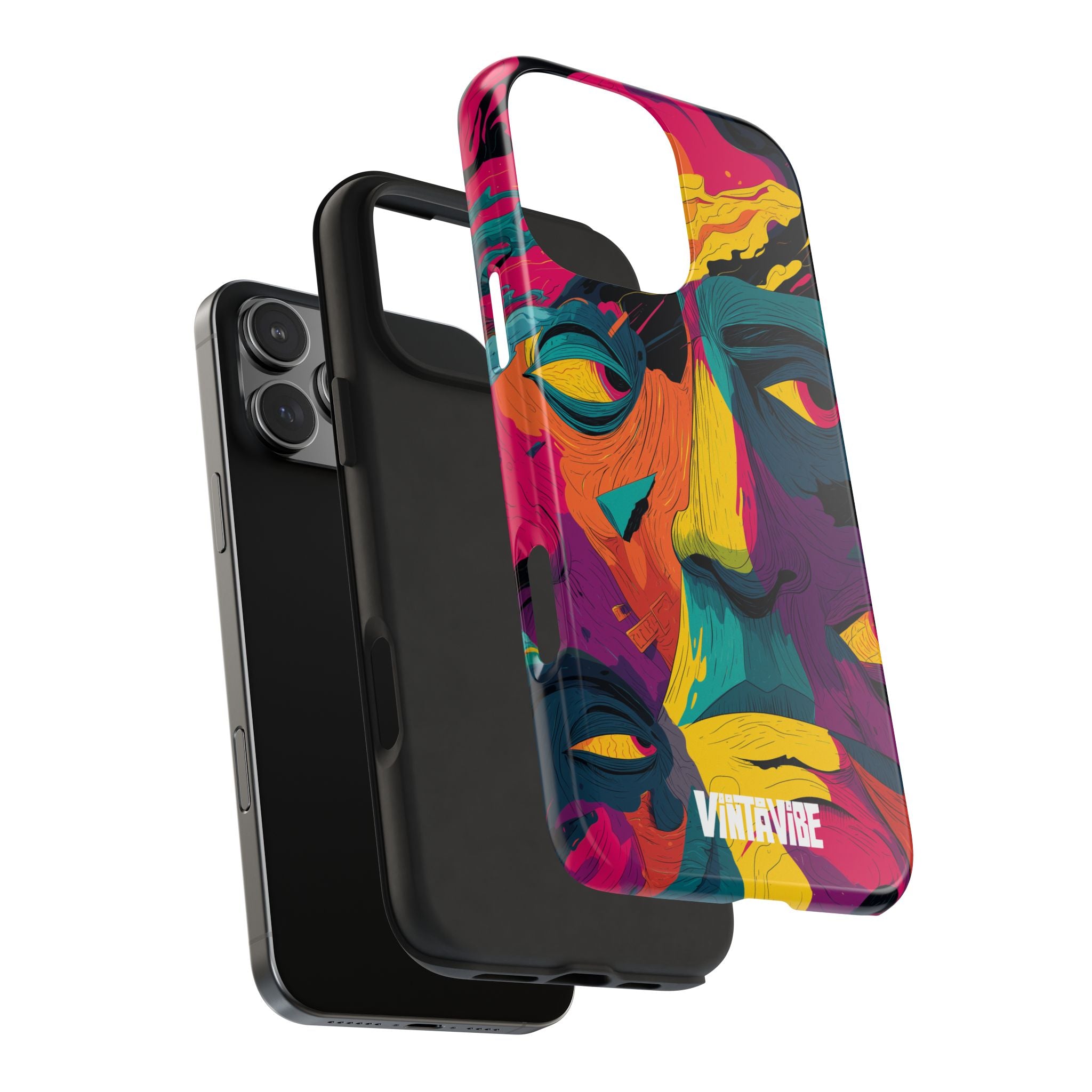 Fragmented Soul Pulse Vibe iPhone® Case - VintaVibe.com