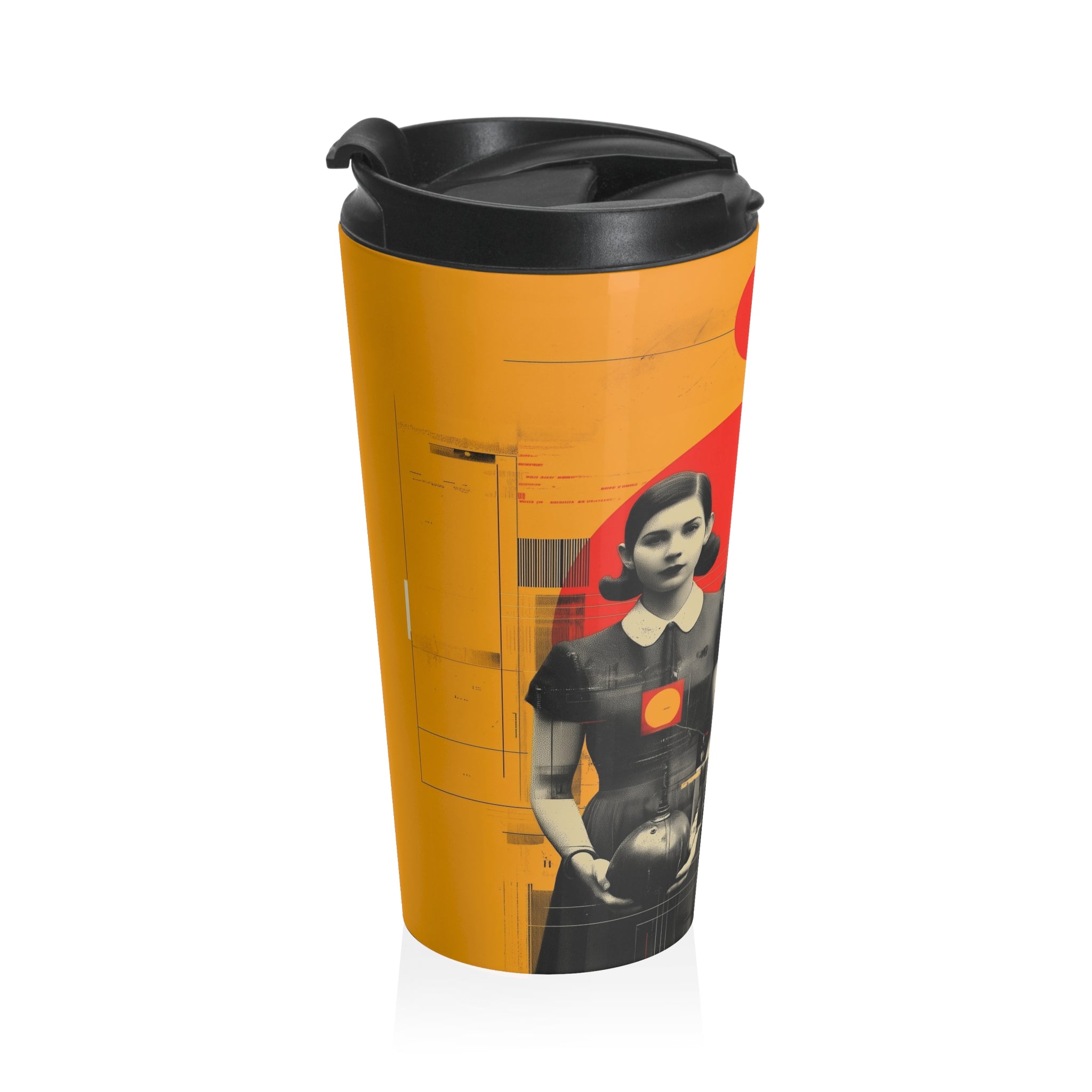 Barcode Still Vibe Designer Travel Tumbler - VintaVibe.com