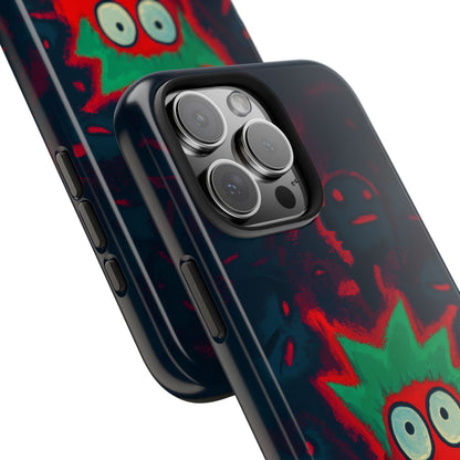 Red Static Weird Vibe iPhone® Case - VintaVibe.com