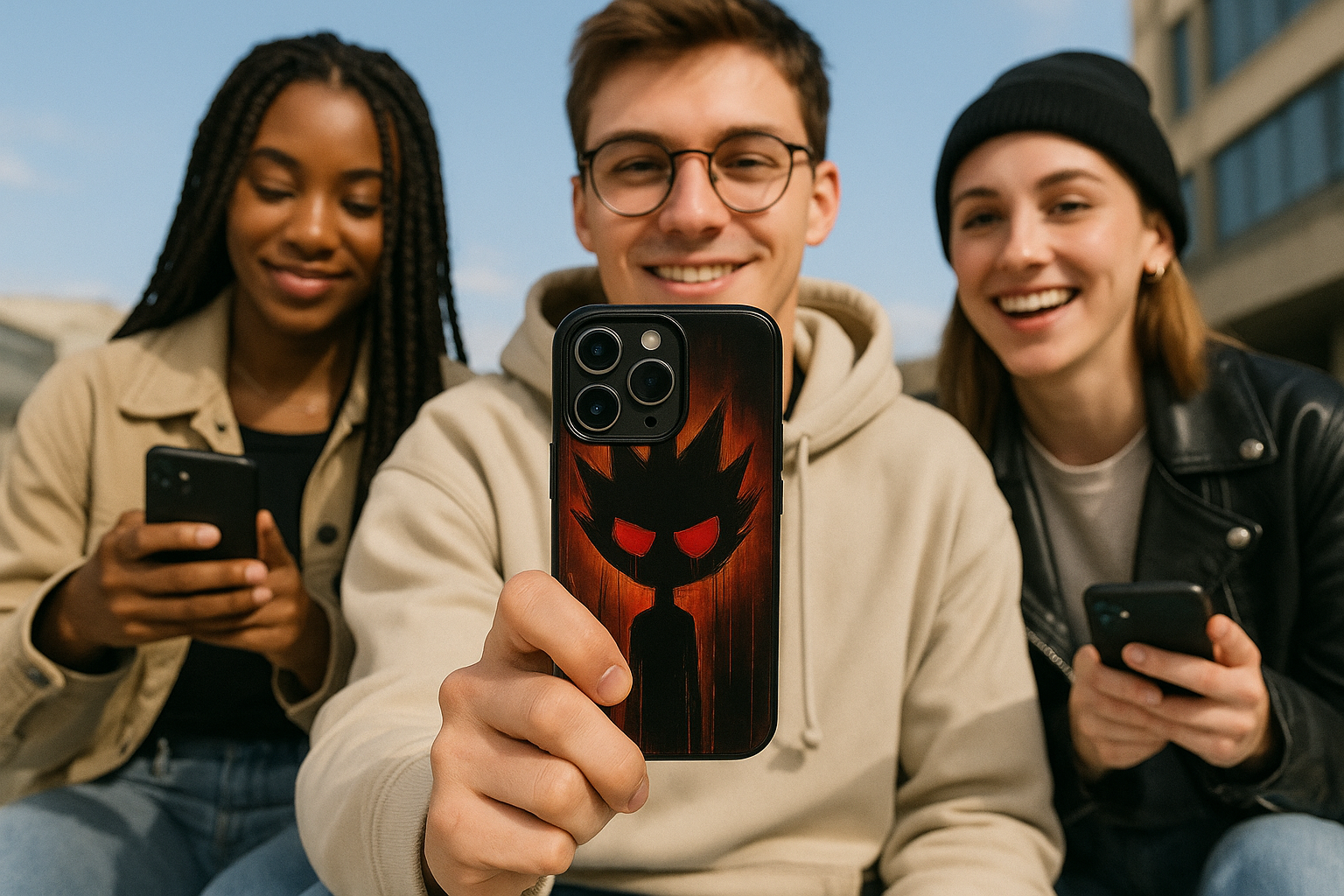 Silent Burn Pulse Vibe iPhone® Case - VintaVibe.com