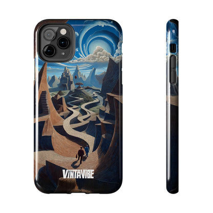 Winding Realities iPhone® Case with fantasy-inspired design and slim profile, tailored for iPhone® users who love unique accessories.