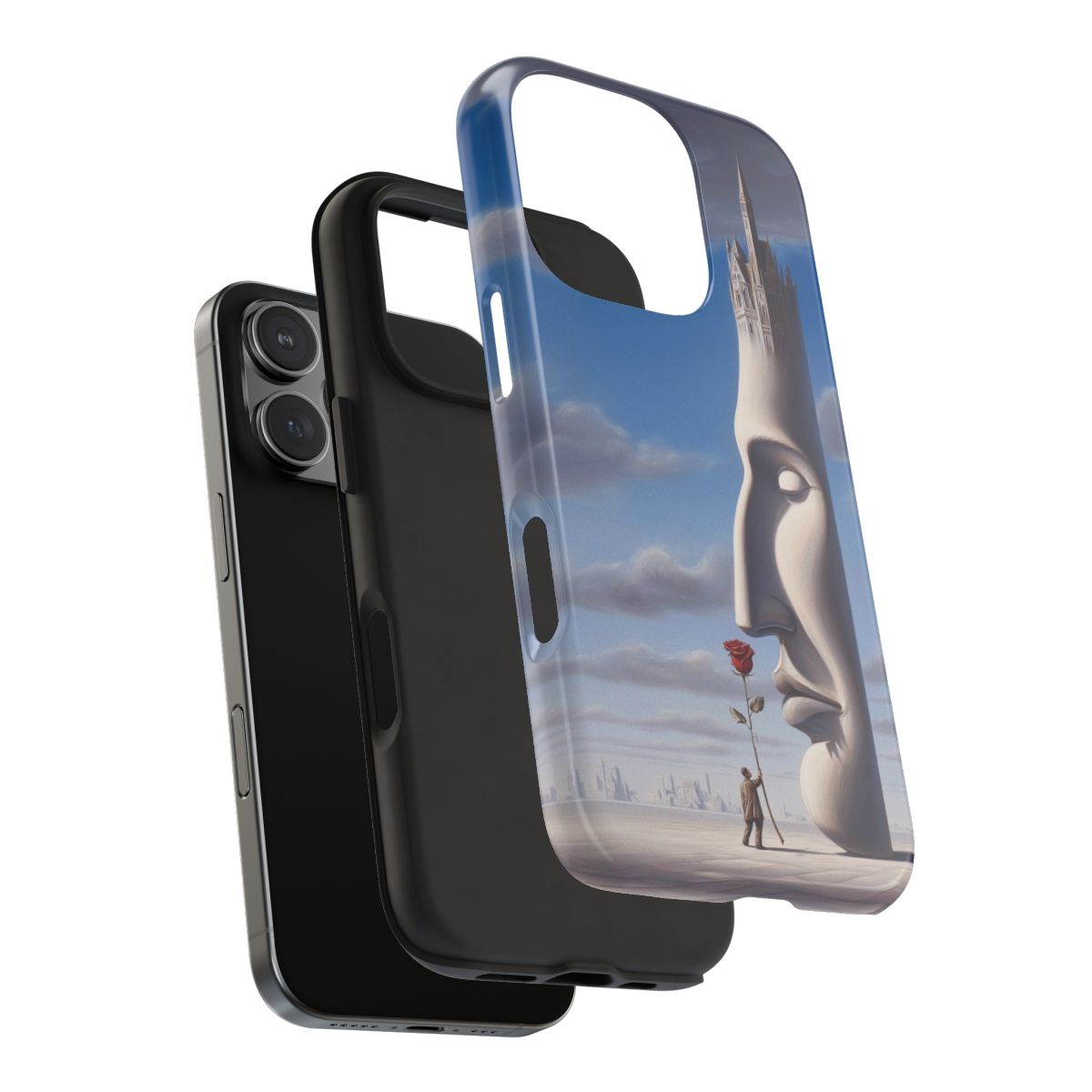 Whispers of the Monument Surrealism iPhone Case